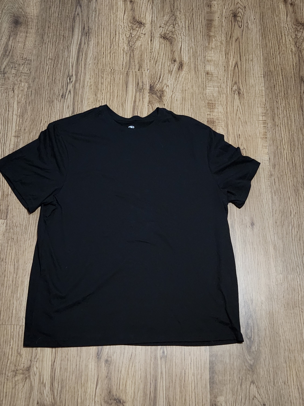 Athletic Works Black Short Sleeve Crew Tee - Solid Comfort